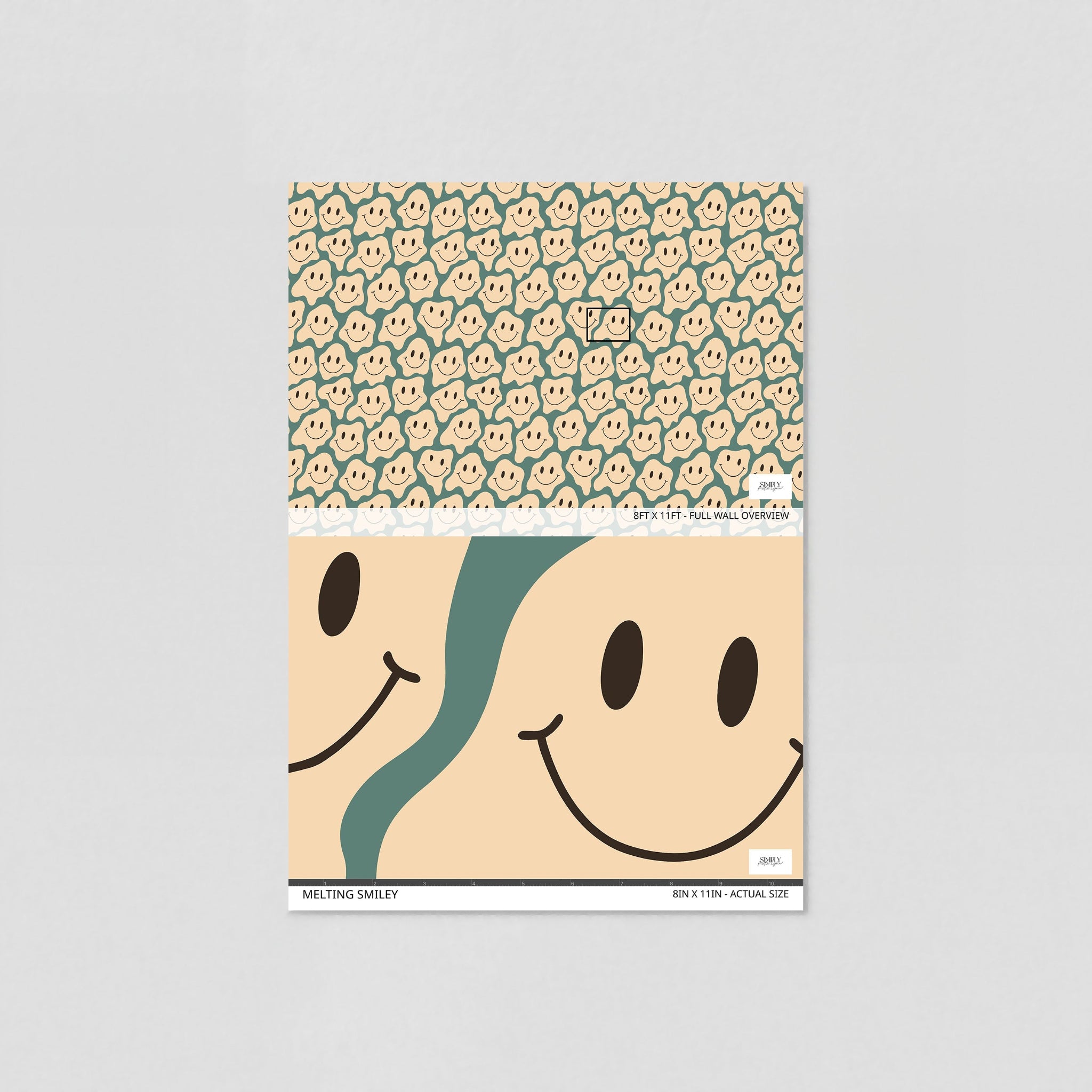 Melting Smiley Wallpaper
