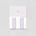 Sample of Petal Soft Scallops (Purple) Wallpaper