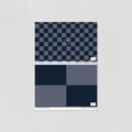 Sample of Simply Checker (Navy) Wallpaper