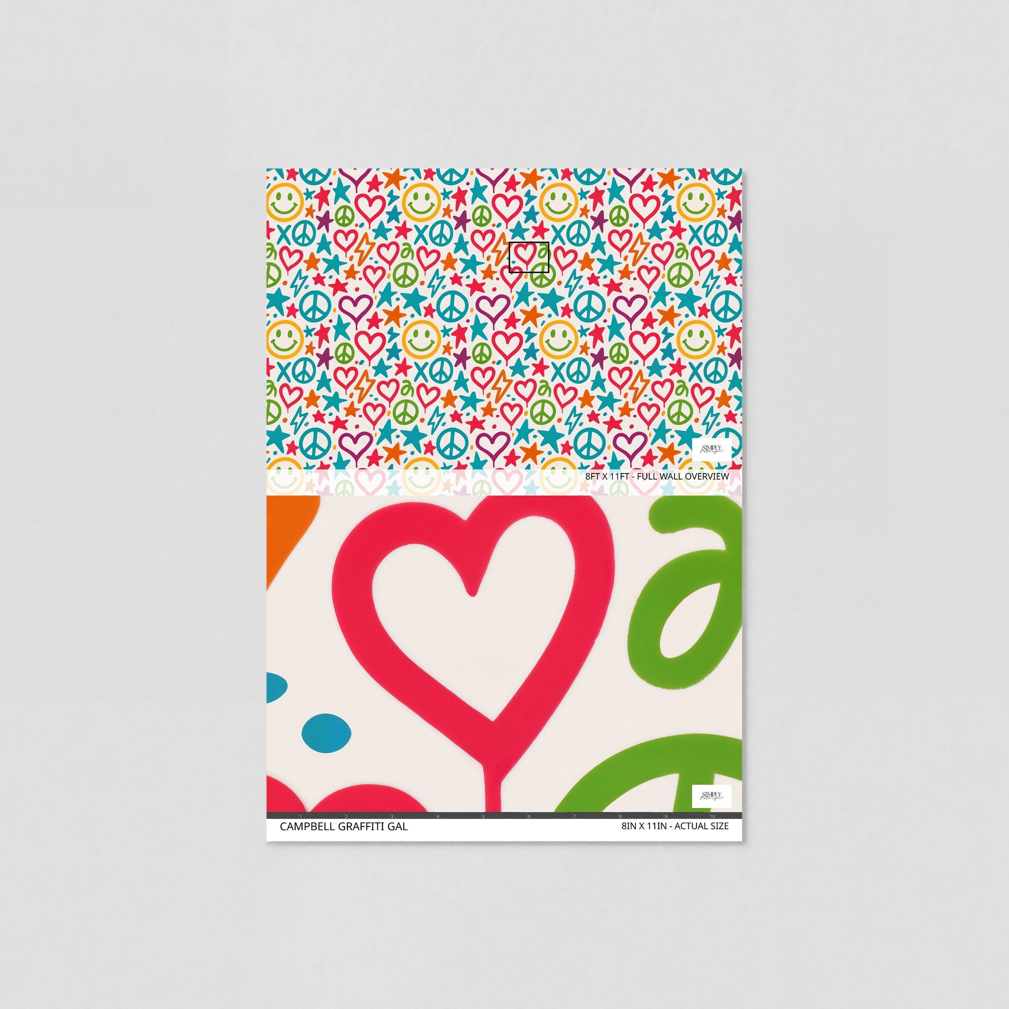 Campbell Graffiti Gal Wallpaper