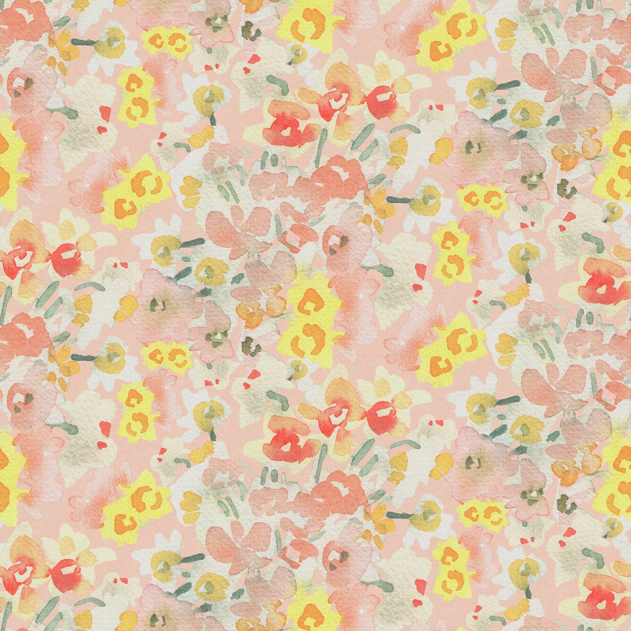 "Wall Blush's Susan Wallpaper with floral pattern in a cozy living room setting."

Note: The given image shows only the wallpaper pattern, but the alt text includes the type of room for SEO purposes despite the room not being visible. This assumes the wallpaper is intended for a living room based on its design, to optimize for search terms related to room wallpaper.