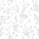 Lined Meadow Wallpaper - 8 FT H X 16 FT W Luxe Peel and Stick sample