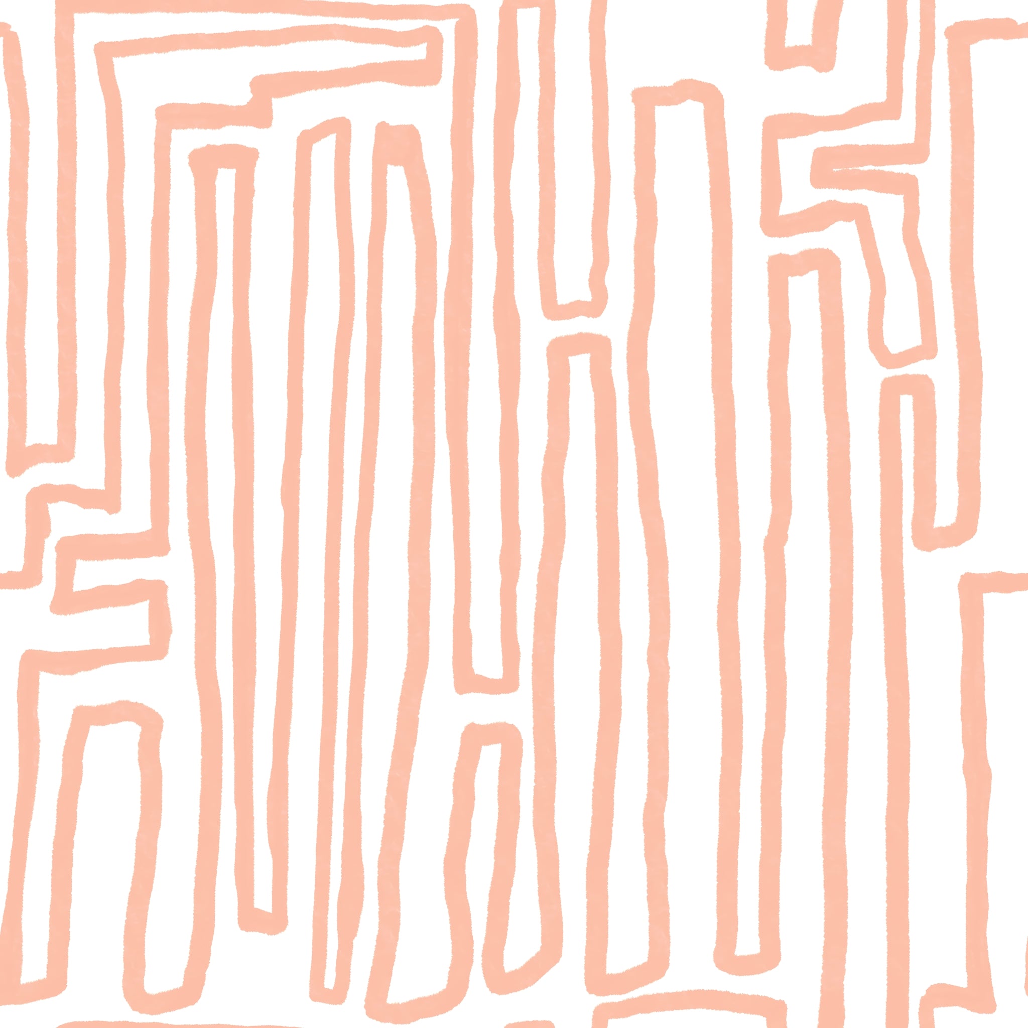"IDK Wallpaper by Wall Blush in modern home office with abstract coral design, focusing on the stylish wall decor."