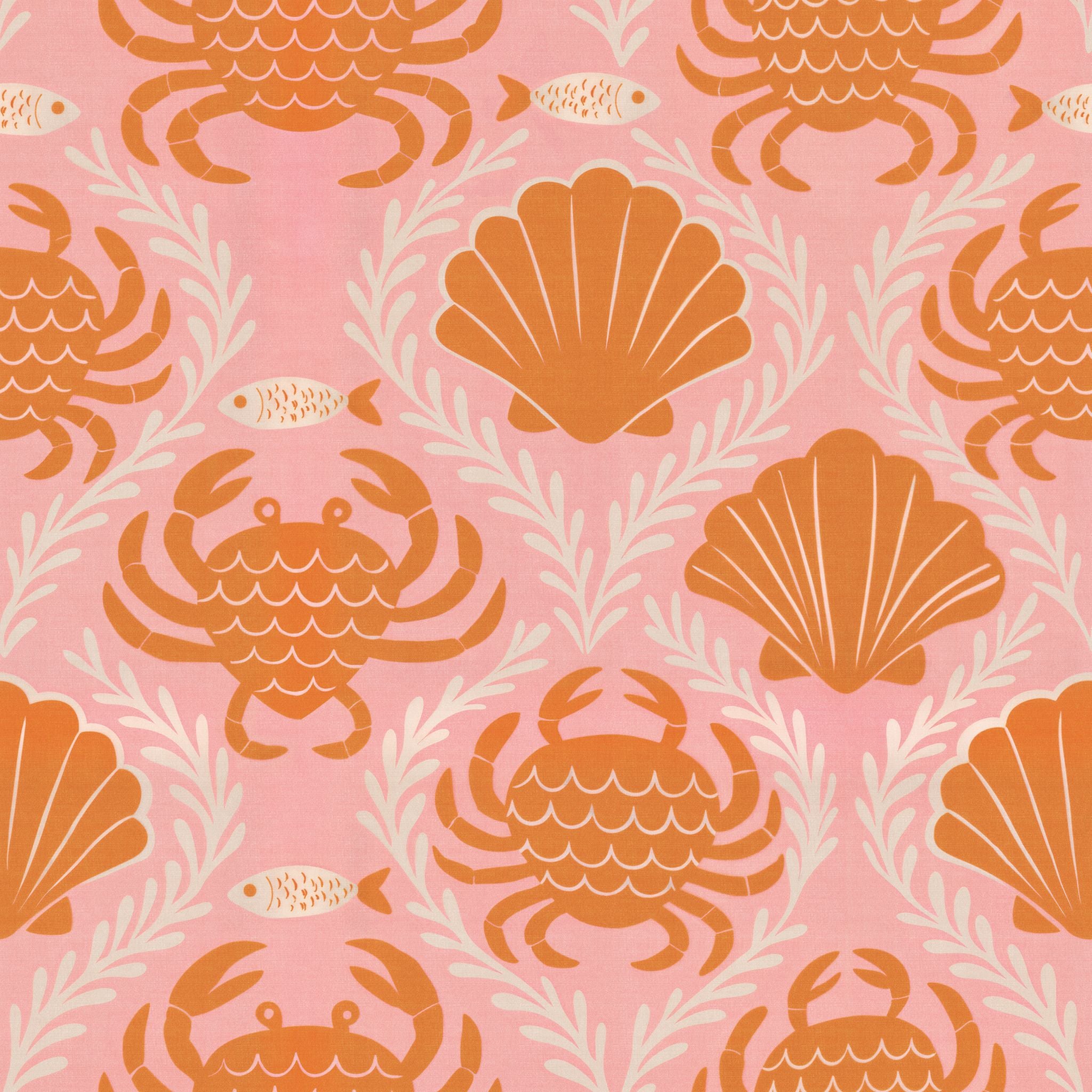 Pink Harbor Docks Wallpaper