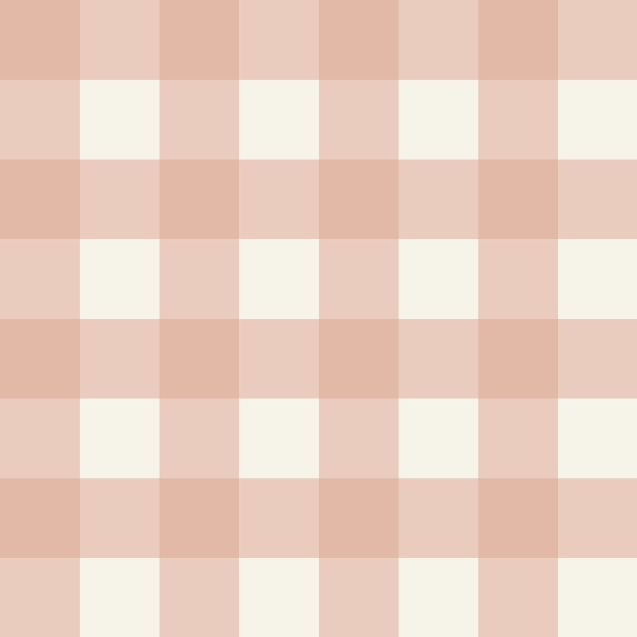 Simply Gingham Large (Peach) Wallpaper