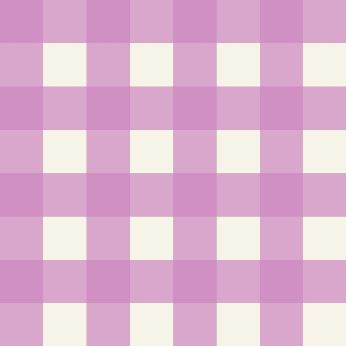 Simply Gingham Large (Purple) Wallpaper - 10 FT H X 8 FT W Traditional