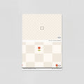 Sample of Brenton's Checkered Tulip (Tan) Wallpaper