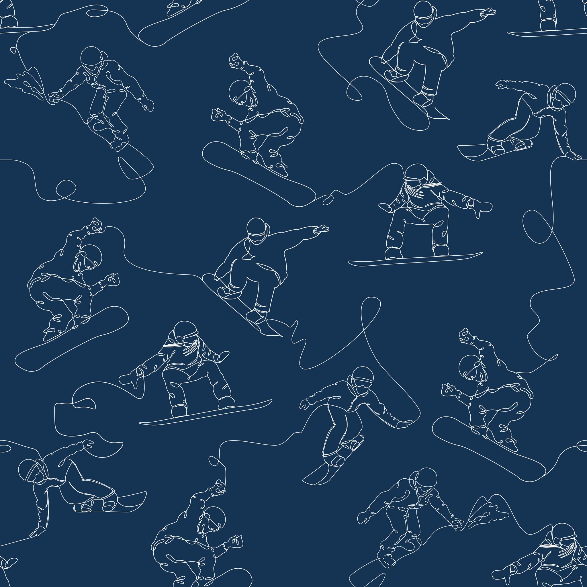 _DRAFT - Snowboard - Blue Edition - WALL BLUSH