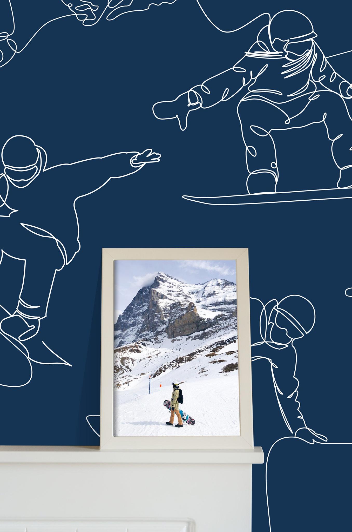 _DRAFT - Snowboard - Blue Edition - WALL BLUSH