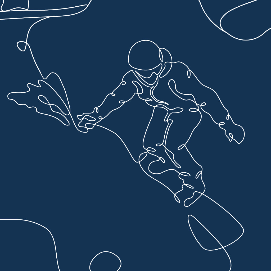 _DRAFT - Snowboard - Blue Edition - WALL BLUSH