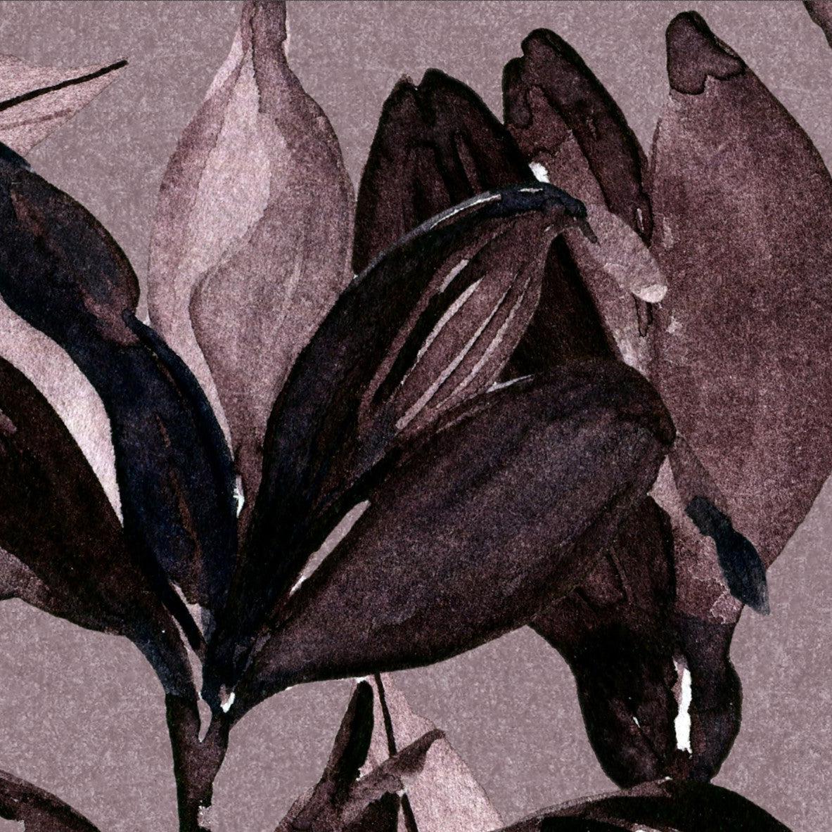 Lovett Wallpaper design from Wall Blush SG02, featuring elegant botanical patterns in a living room setting.

