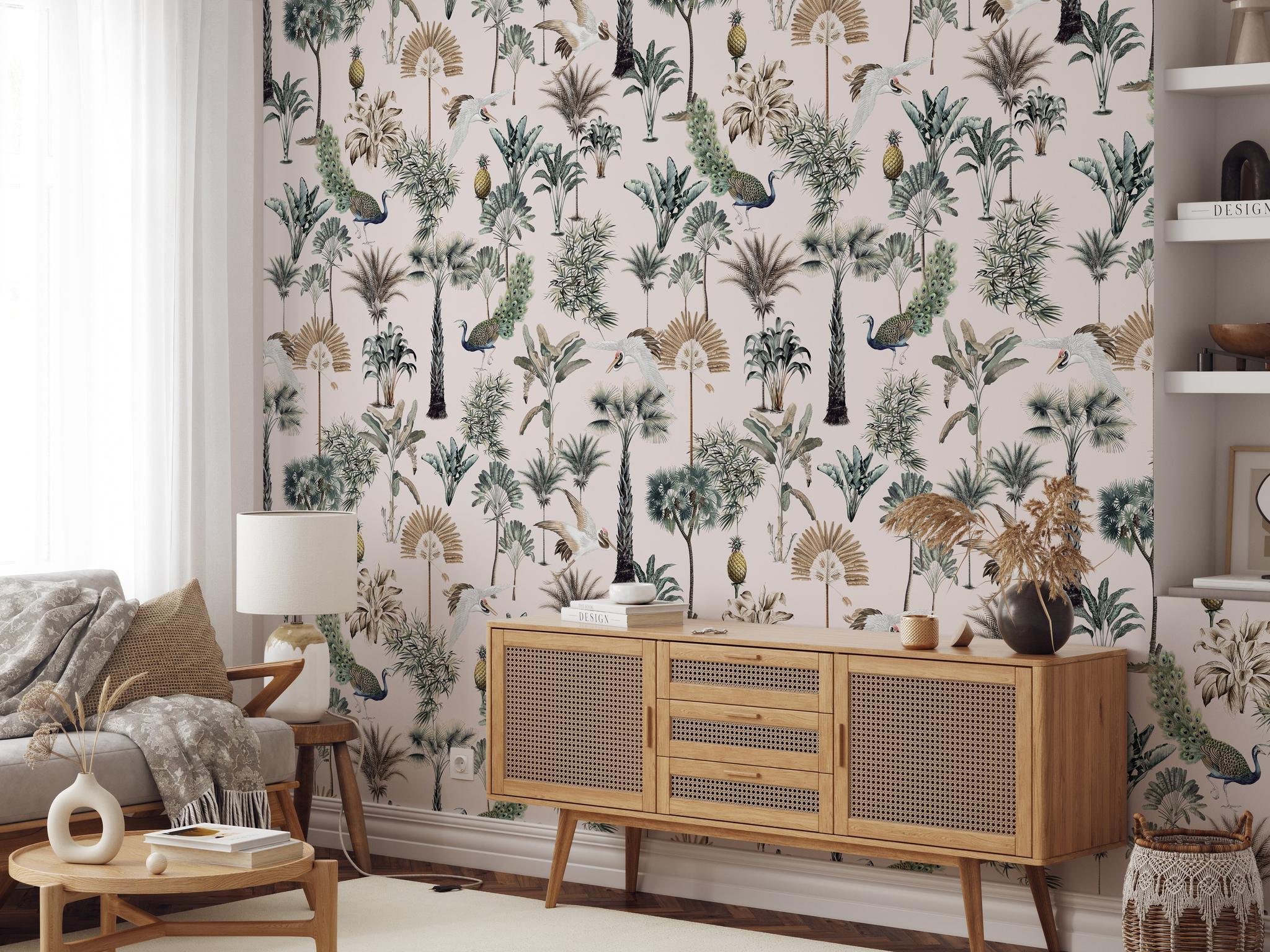 Oasis Wallpaper - Wall Blush SM01 from WALL BLUSH