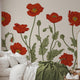 Poppy Lane Wallpaper - 10 FT H X 15.8 FT W LUXE sample